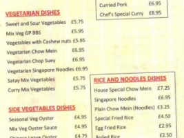 Bird's Nest Honiton menu