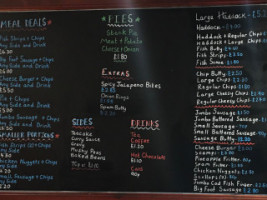 Kelbrook Fisheries menu