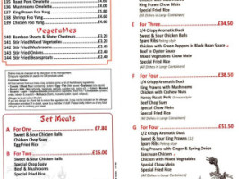 Long Ling menu