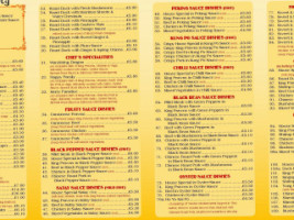 Wordsley Chinese menu