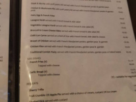 Ye Olde Salutation Inn menu