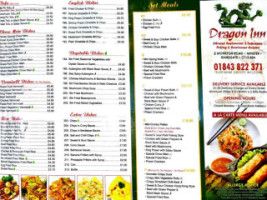 Dragon Inn menu