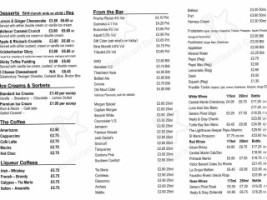 The Orchard Inn menu