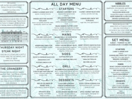 The Palace Pantry menu