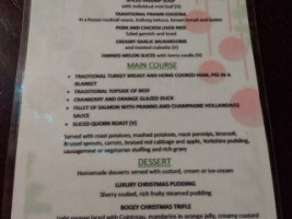 The Brass Windmill menu