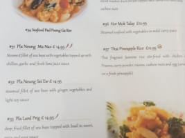 Thai Valley menu