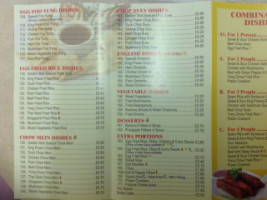 The Golden Wall menu