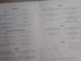 Glasshouse Restaurant Bar menu