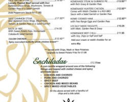 White Lion menu