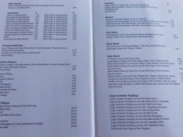 North Bay Cafe menu