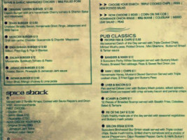 The Griffin menu