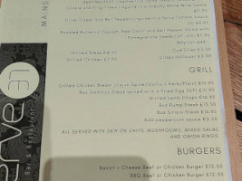 Verve 37 menu