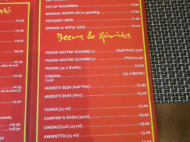 La Zia Maria Pizzeria menu