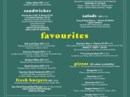 Seaview menu