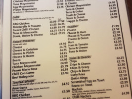 Morags menu