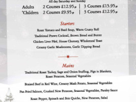 The Buck House menu