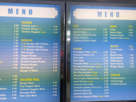 Friars Fish Chips Shop menu