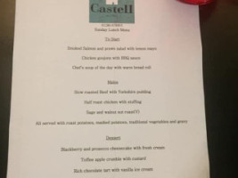 Y Castell menu