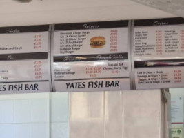 Yates menu