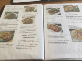 Ravintola Sunway menu