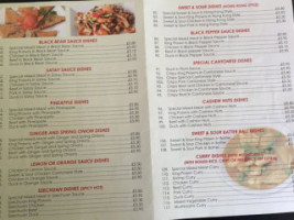 Evergreen Chinese Takeaway menu