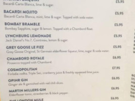 Cobblers And Bistro menu