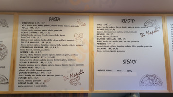 Di Napoli menu