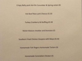 The Coach Horses menu