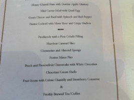 Newbay House Wexford menu