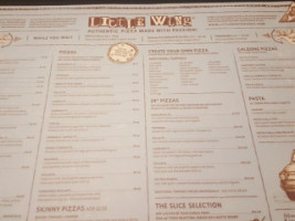 Little Wing Pizzeria menu