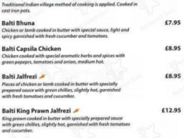 Agra menu