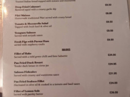 Ivy House menu