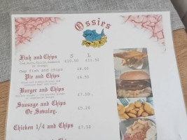 Ossies Fish Chips menu