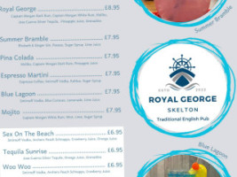 The Royal George menu