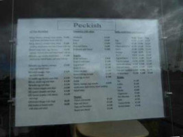 Peckish menu