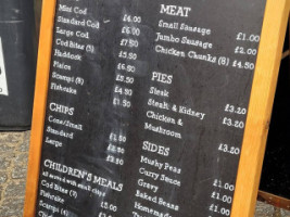 The Fishermen's Chippy menu