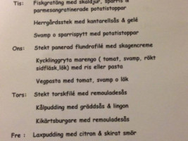 Rosenlundska Kaellaren menu