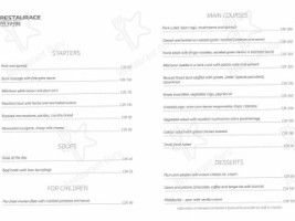 Restaurace Na Vyvoji menu