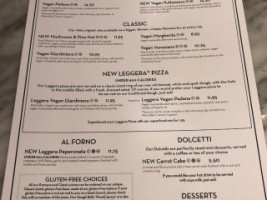 Pizza Express menu