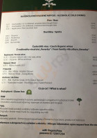 Vegan's Prague menu