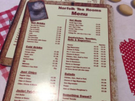 The Norfolk Tea Rooms menu