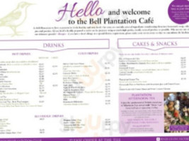 Bell Plantation Cafe menu