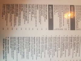 Salvana's menu