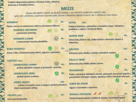 Klub Cestovatelu menu