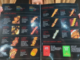 Caramba Brazilian Steakhouse menu