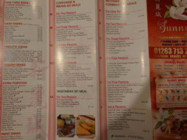 Sunny Take Away menu