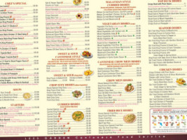 Lee's Garden menu