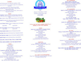 Cracoe Cafe menu