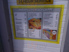 Lyon's Lido Beach Chippy menu