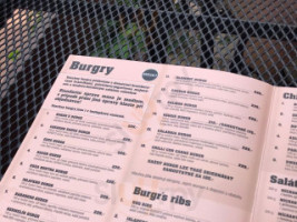 Burgr's menu